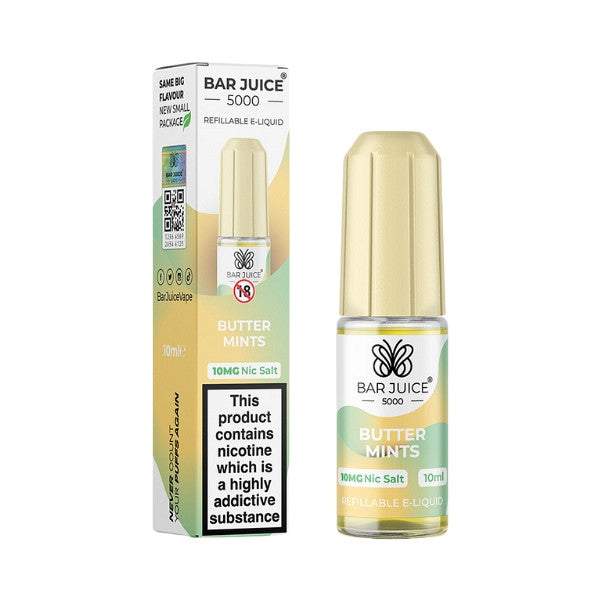 Bar Juice - Butter Mints 10ml (Nic Salt) 10MG 10ml - 10MG