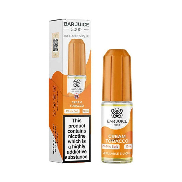 Bar Juice - Cream Tobacco 10ml (Nic Salt)