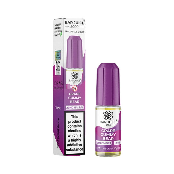 Bar Juice - Grape Gummy Bear 10ml (Nic Salt) 20MG 10ml - 20MG