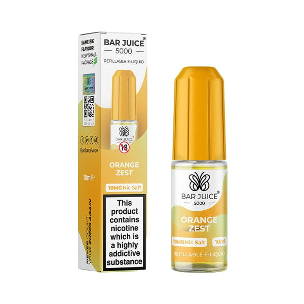 Bar Juice - Orange Zest 10ml (Nic Salt) 10MG 10ml - 10MG