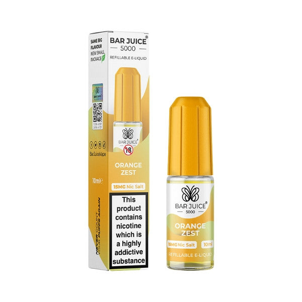 Bar Juice - Orange Zest 10ml (Nic Salt) 15MG 10ml - 15MG