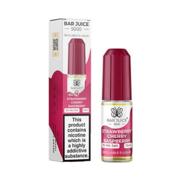 Bar Juice - Strawberry Cherry Raspberry 10ml (Nic Salt)