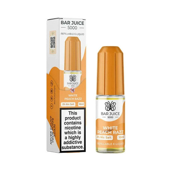 Bar Juice - White Peach Razz 10ml (Nic Salt)