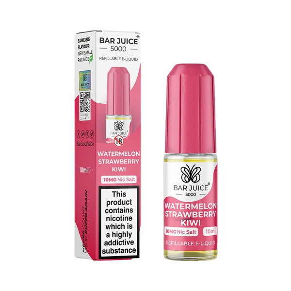 Bar Juice - Watermelon Strawberry Kiwi 10ml (Nic Salt) 10MG 10ml - 10MG