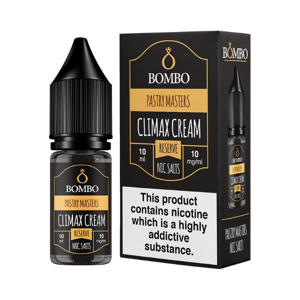 Bombo Pastry Masters - Climax Cream Reserve  10ml (Nic Salt)
