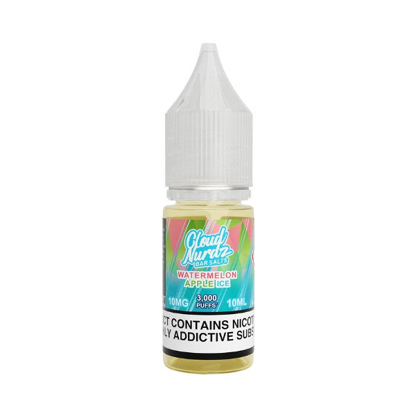 Cloud Nurdz - Ice Watermelon Apple 10ml (Nic Salt)