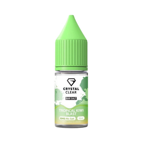 Crystal Clear Bar Salt - Tropical Kiwi Blast 10ml (Nic Salt)