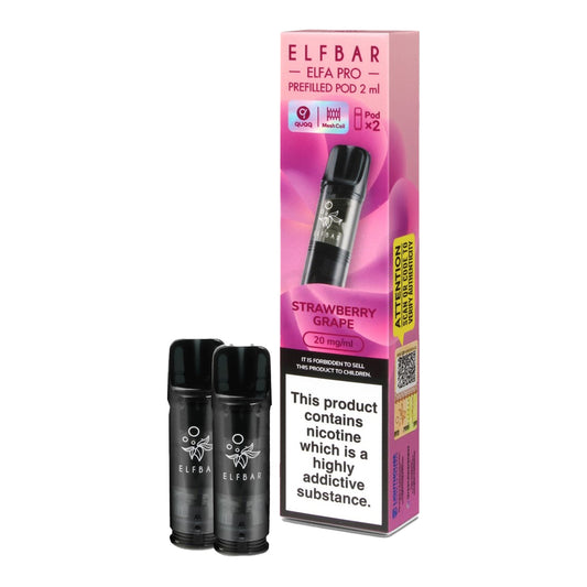 ELFA Pro Vape Pods Strawberry Grape