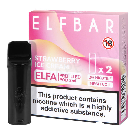 ELFA Pro Vape Pods Strawberry Ice Cream