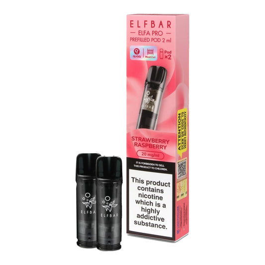 ELFA Pro Vape Pods Strawberry Raspberry