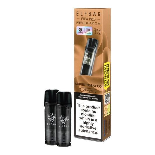 ELFA Pro Vape Pods Super Tobacco
