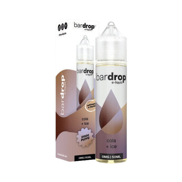 Bar Drop E-Liquid - Cola + Ice 50ml (Shortfill)