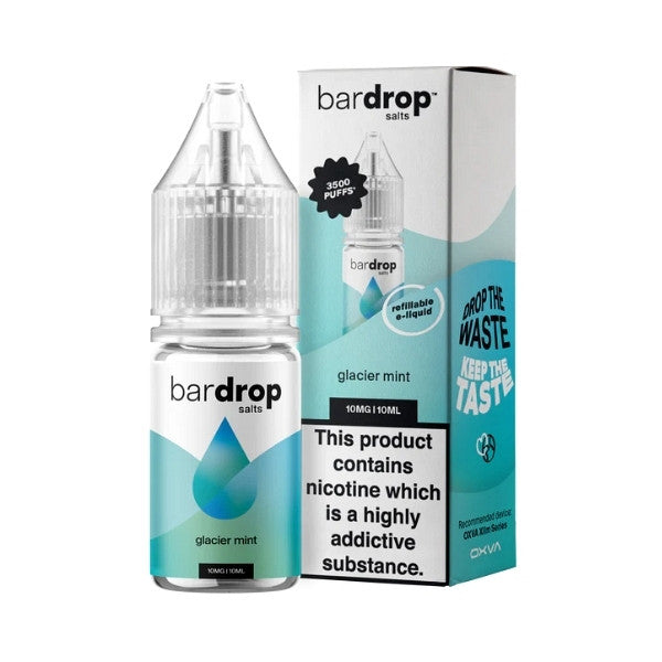 Bar Drop Salts - Glacier Mint 10ml (Nic Salt)