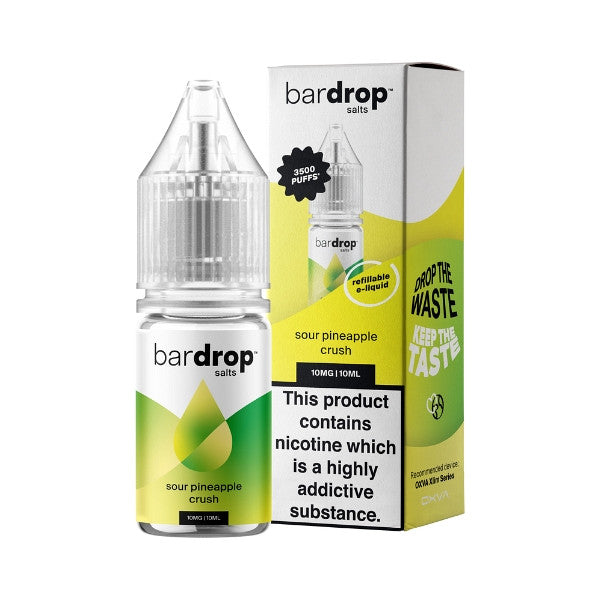 Bar Drop Salts - Sour Pineapple Crush 10ml (Nic Salt)