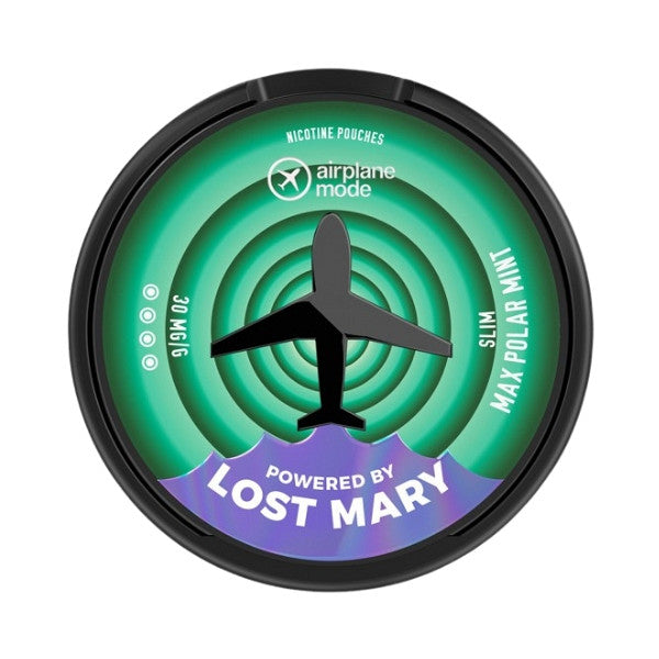 Lost Mary Airplane Mode - Max Polar Mint - Nicotine Pouch