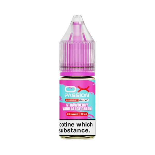 Ox Passion - Strawberry Vanilla Ice Cream 10ml (Nic Salt)