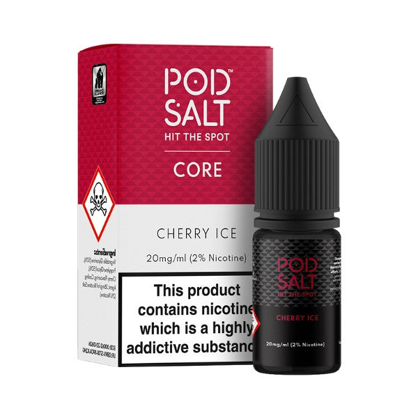 Pod Salt - Cherry Ice 10ml (Nic Salt)