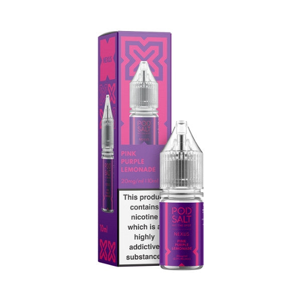 Pod Salt Nexus - Pink Purple Lemonade 10ml (Nic Salt)