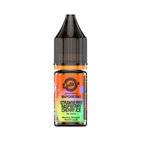 Vaporesso Deliciu V2 - Strawberry Raspberry Cherry Ice 10ml (Nic Salt)