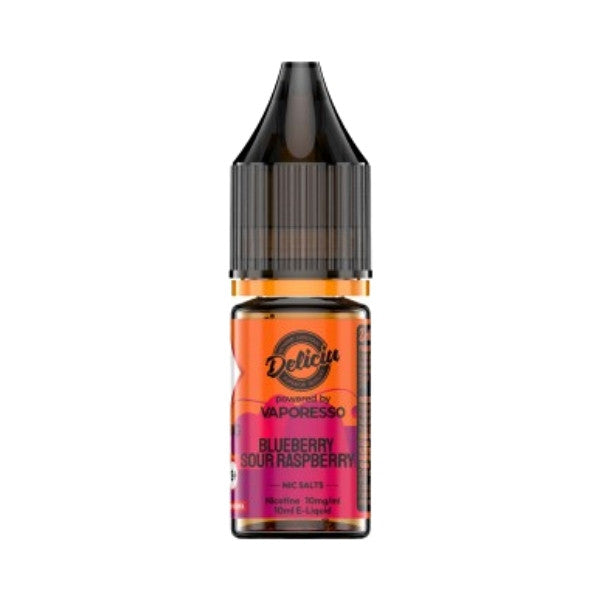 Vaporesso Deliciu V2 - Blueberry Sour Raspberry 10ml (Nic Salt) 10MG 10ml - 10MG